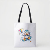 Titel: "Niedliche Pinguin Tote Tasche - Adorable & (Vorderseite)