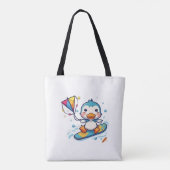 Titel: "Niedliche Pinguin Tote Tasche - Adorable & (Rückseite)