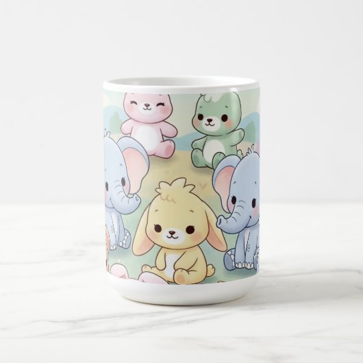 Titel Niedliches Pastell-Kinderzimmer Tasse ☕️ (Mittel)