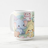 Titel Niedliches Pastell-Kinderzimmer Tasse ☕️ (Vorderseite Links)