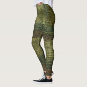 Titel: Onyx Crocodile Paisley Camouflage Leggings (Links)