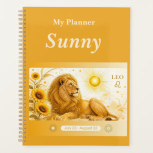 Titel: Personalisierter Leo-Zodiac-Planer  Planer