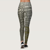 Titel: Platinum Crocodile Camouflage Leggings (Rückseite)