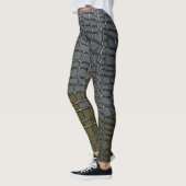 Titel: Platinum Crocodile Camouflage Leggings (Links)