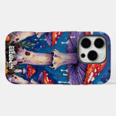 Titel: "Psychedelic Fungi Portrait Case-Mate iPhone Hülle (Rückseite (Horizontal))