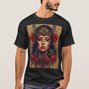 Titel: "Rhythmic Reverie: Enleash the Psychedelic T-Shirt