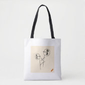 Titel: "Rock and Roll Concert Banner Tote Bag - Bo Tasche (Vorderseite)