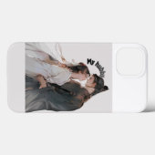 Titel: Romantisches Anime-Paar iPhone 13 Hülle - C (Rückseite (Horizontal))