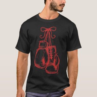 Titel: Rote Boxhandschuhe mit Schleife Coquette T-Shirt