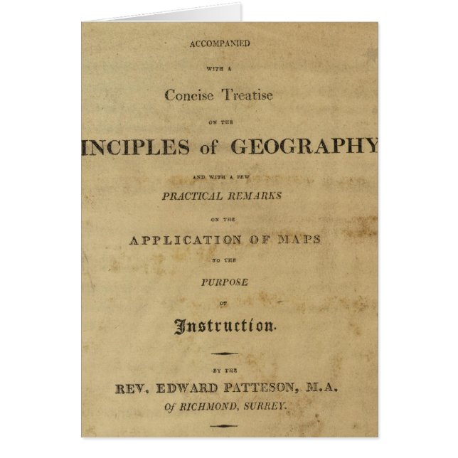 Titel Seite Allgemeines und klassische Atlas (Vorne)