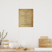Titel Seite Allgemeines und klassische Atlas Poster (Küche)