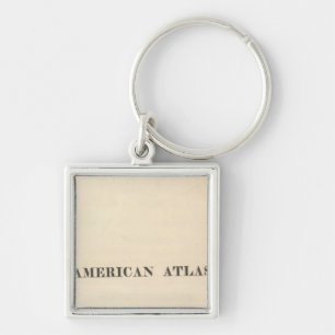 Titel Seite Amerikanischer Atlas Schlüsselanhänger