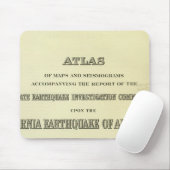 Titel Seite Atlas California Erdbeben Mousepad (Mit Mouse)