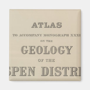 Titel Seite Atlas für Geologie Magnet