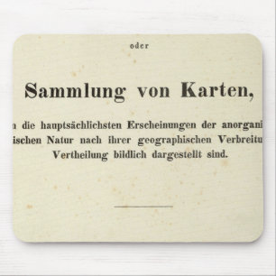 Titel Seite Dr. Heinrich Berghaus Mousepad