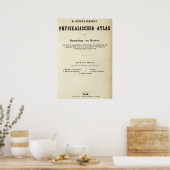 Titel Seite Dr. Heinrich Berghaus Poster (Küche)