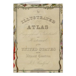 Titel Seite Illustrierten Atlas der Vereinten Staa