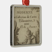 Titel Seite Kleine moderne Atlas Silbernes Ornament (Rechts)