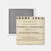 Titel Seite Moderne Atlas Magnet (Vorderseite/Rückseite)
