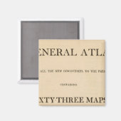 Titel Seite Neu, eleganter General Atlas Magnet (Vorderseite/Rückseite)