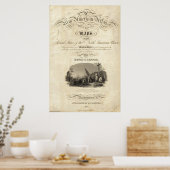 Titel Seite New American atlas Poster (Küche)