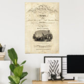 Titel Seite New American atlas Poster (Heimbüro)