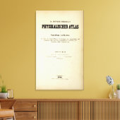 Titel Seite Physischer Atlas v 2 Leinwanddruck (Insitu (Wohnzimmer))