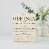Titel Seite Rhode Island Atlas Postkarte (Stehend Vorderseite)