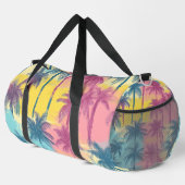 Titel: "Sunset Palms Travel" Duffle Bag (Rechte Ecke)