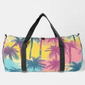 Titel: "Sunset Palms Travel" Duffle Bag (Rückseite)