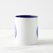Titel: Süße Kawaii Blaubeer Kaffeetasse (Zentrum)