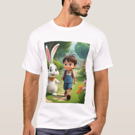 Titel  Süßes Cartoon-Charakter-T-Shirt Lustiges Gr T-Shirt