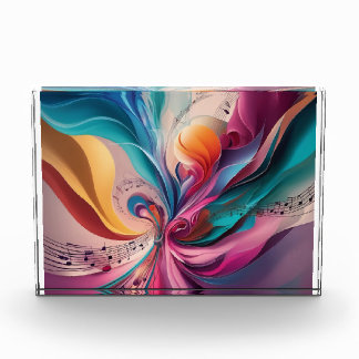 Titel: ✨ tauchen in die Welt des Abstrakten Lyrica Fotoblock