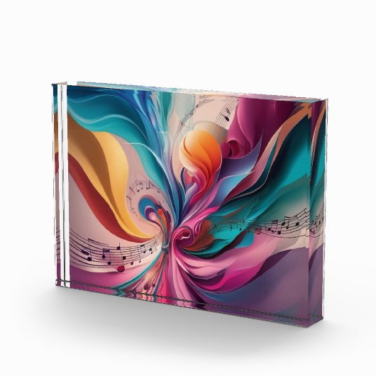 Titel: ✨ tauchen in die Welt des Abstrakten Lyrica Fotoblock (Rechts)