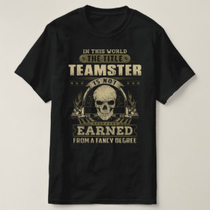 Titel Teamster wird nicht mit extravagantem Abschl T-Shirt