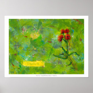 Titel: Thrive Poster