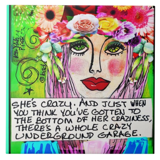 TITEL - Trivet Fliese (Vorderseite)