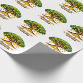 Titel  Überfluss-Geldbaum-Geschenkpapierrolle Geschenkpapier (Ecke)