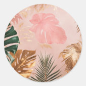 Titel: Vintage Sticker für tropische Eleganz (Vorderseite)
