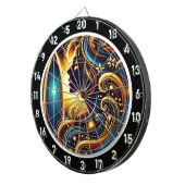 Titel: Wave Rider's Golden Escape Dartscheibe (Vorderseite rechts)