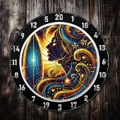 Titel: Wave Rider's Golden Escape Dartscheibe