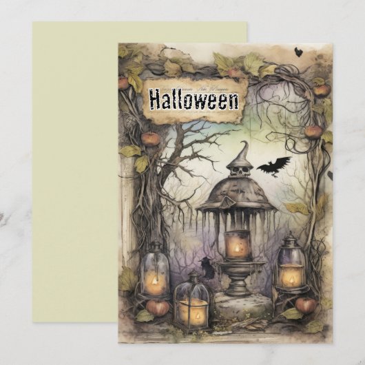 Titel: Whisperlight Ritual Feiertagskarte (Vorne/Hinten)