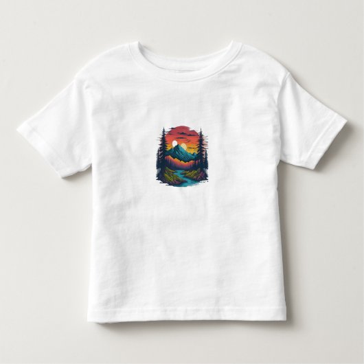 **Titel:** Wunderland-Natur-Wunderland Kleinkind T-shirt (Vorderseite)