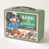 Titel: Zurück zur Schule Pup-arazzi Lunchbox (Vorderseite)