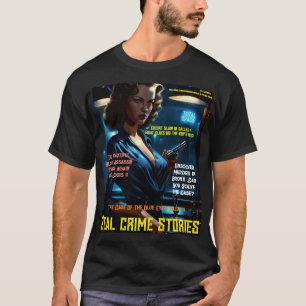 Titelbild einer Detektivzeitschrift aus den 1940er T-Shirt