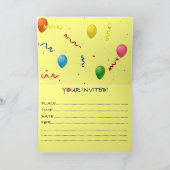 [ Titelbild ], GEBURTSTAG Einladung (Innenseite)