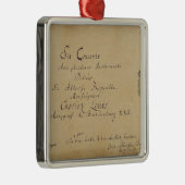 Titelblatt der 'Brandenburg-Konzerte Silbernes Ornament (Rechts)