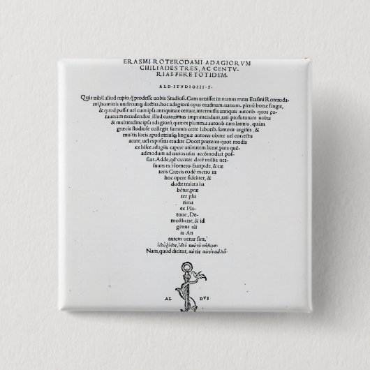 Titelblatt der Sprichwörter von ERASMUS Button (Vorderseite)