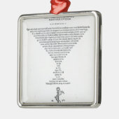 Titelblatt der Sprichwörter von ERASMUS Silbernes Ornament (Links)