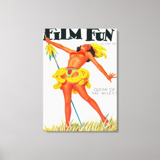 Titelblatt des Magazins Film 6 Leinwanddruck (Vorderseite)